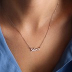 14k Solid Gold Mini Name Necklace